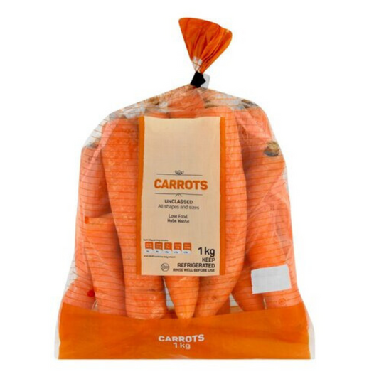 Carrots Value Bag 1kg