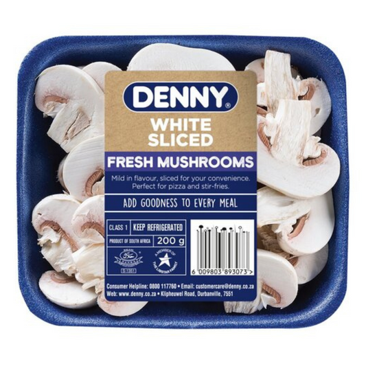 Denny White Sliced Mushrooms 200g