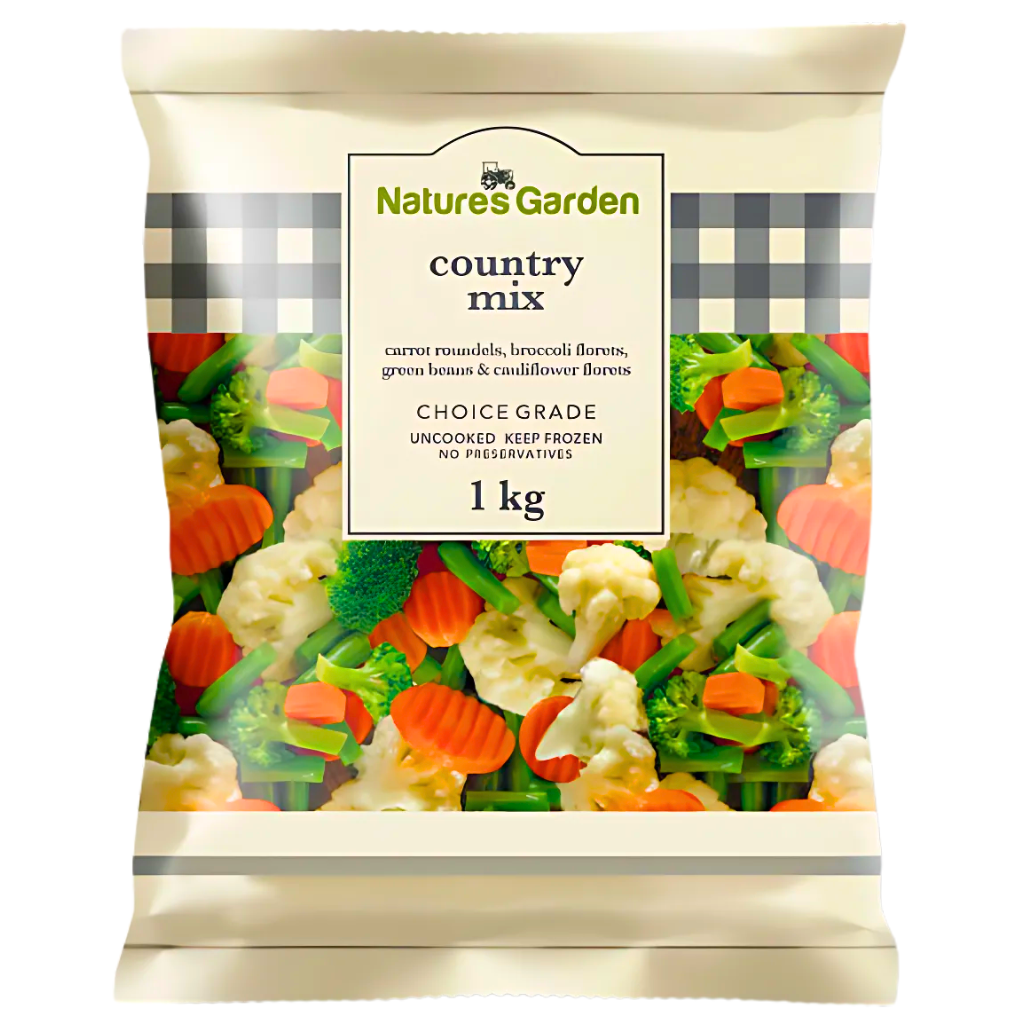 Natures Garden Mixed Vegetables 1kg